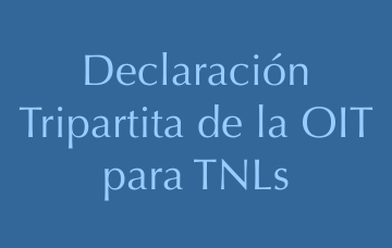  Declaración Tripartita de la OIT para