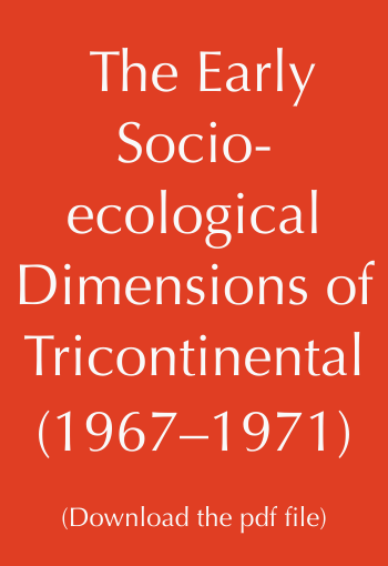   The Early Socio-ecological Dimensions